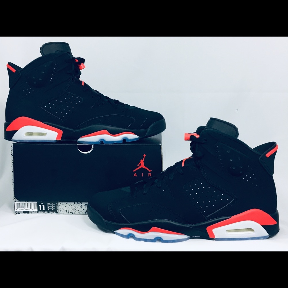 AIR JORDAN 6 RETRO "INFRARED 2019 RELEASE" - Picture 1 of 5
